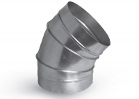 Отвод OTG D100 45° оцинкованная сталь ERA PRO