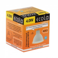 Лампа  4W 2800 MR16 GU5.3 220v Ecola св/д 46*50