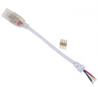 Кабель RGB 220В 14*7 150мм с муфтой и разъемом IP68  МУЛЬТИ SCJM14ESB Ecola